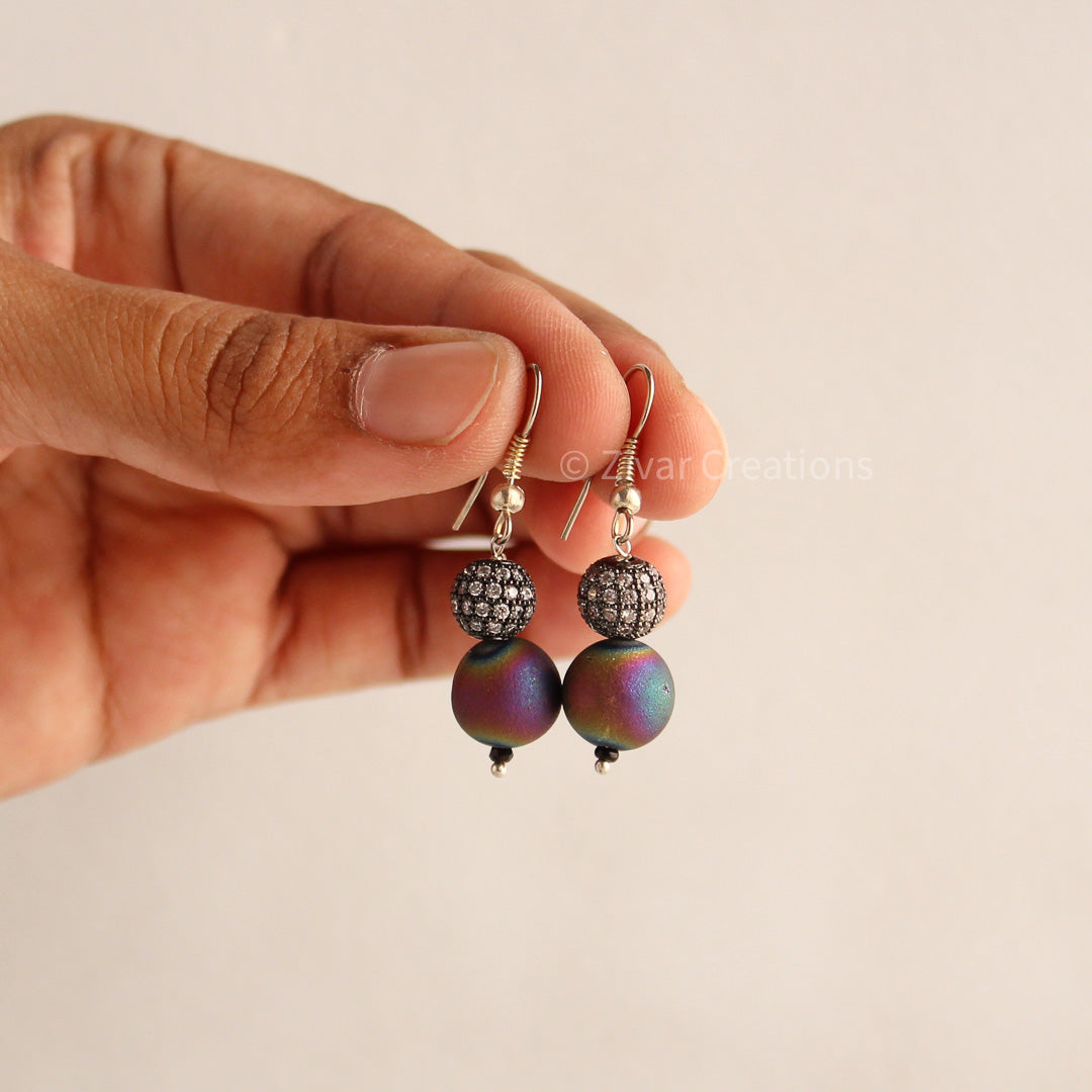 Fancy Beads Dangling Earring