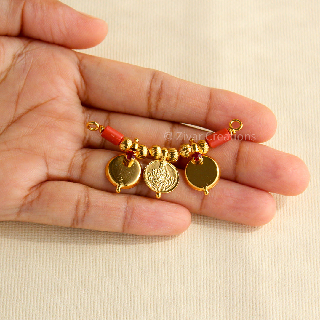 Lakshmi Coin Mangalsutra Pendant – Zivar Creations