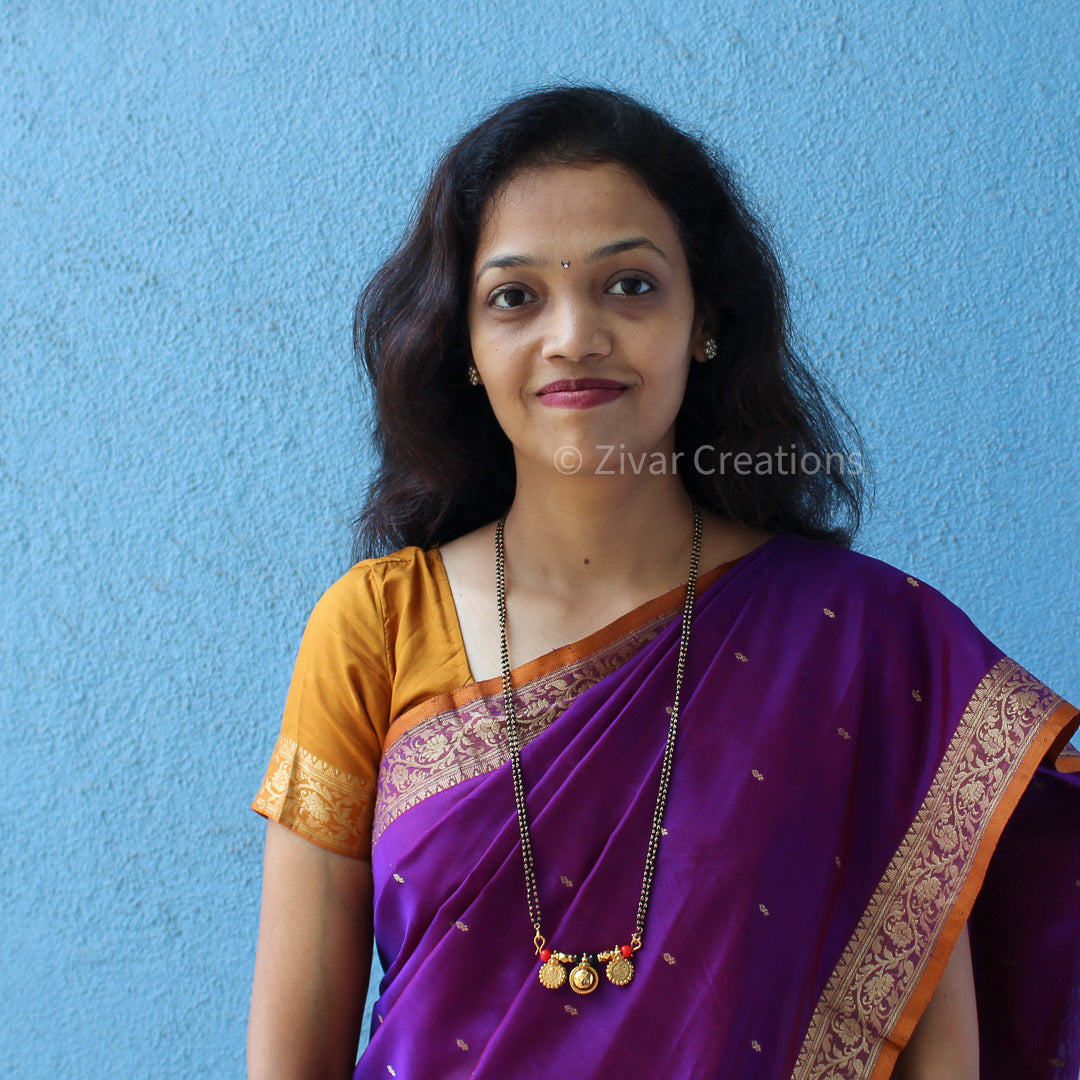 Lakshmi Coin And Vati Pendant