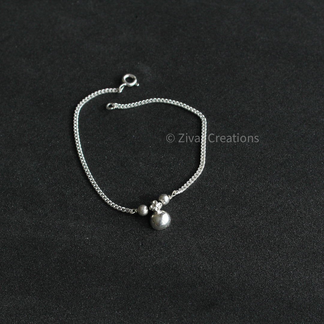 Silver Vati Bracelet Mangalsutra