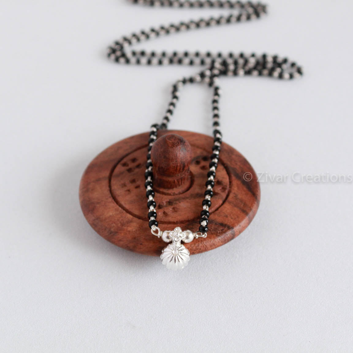 Silver Vati Long Mangalsutra