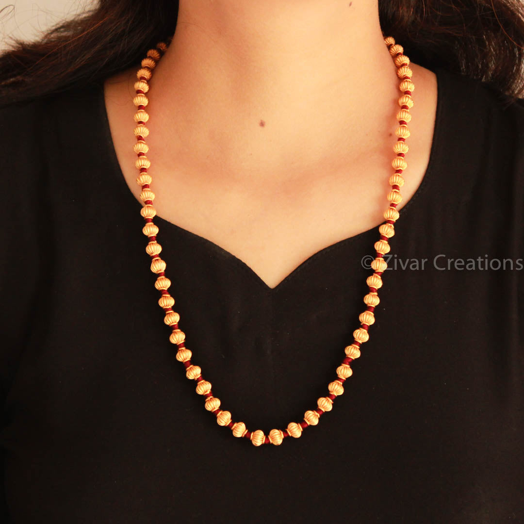 Single Line Jomale Coorg Wedding Jewelry Necklace