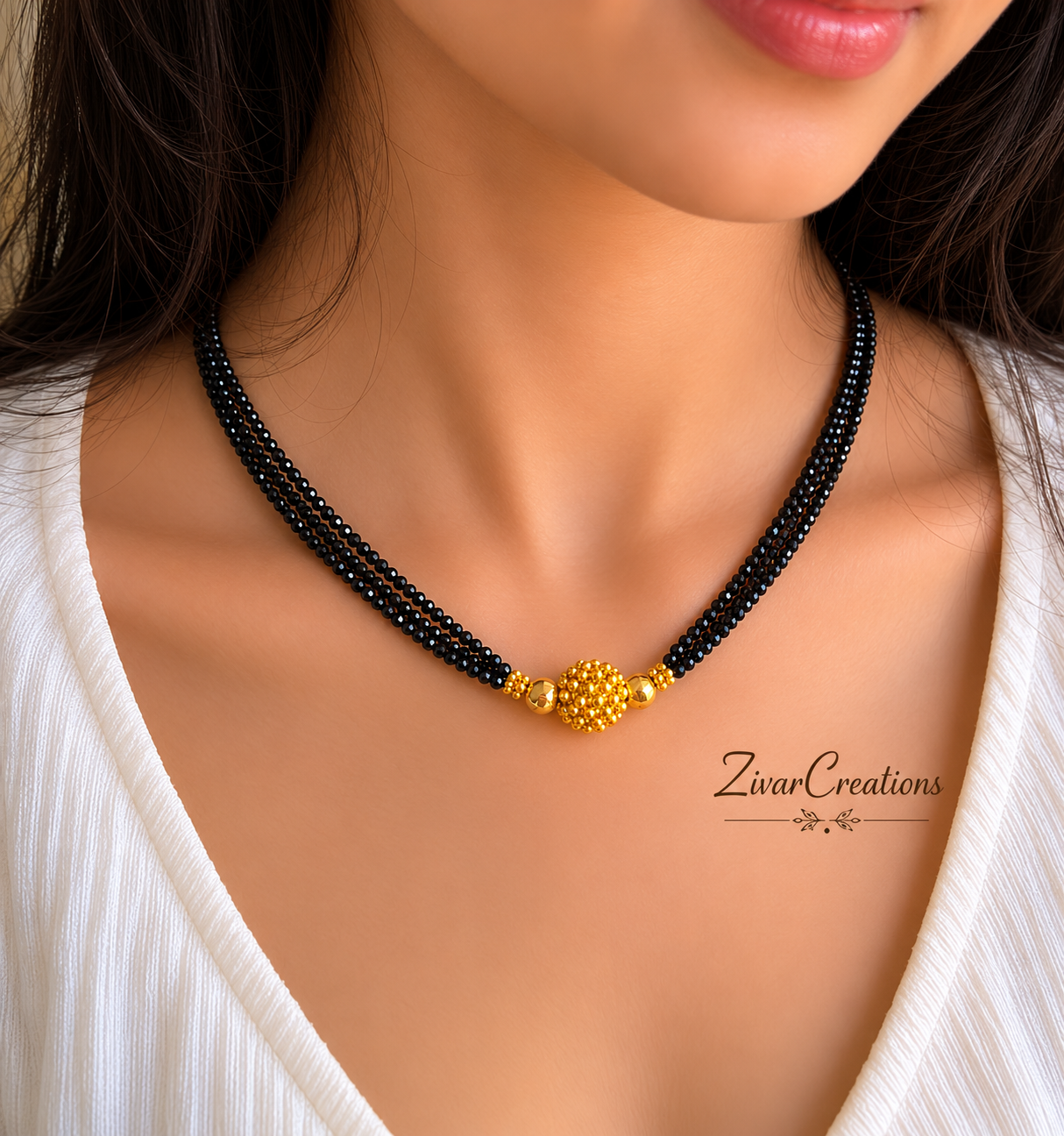 Fancy Beads Indian Necklace