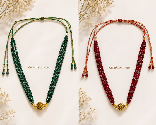 Fancy Beads Indian Necklace