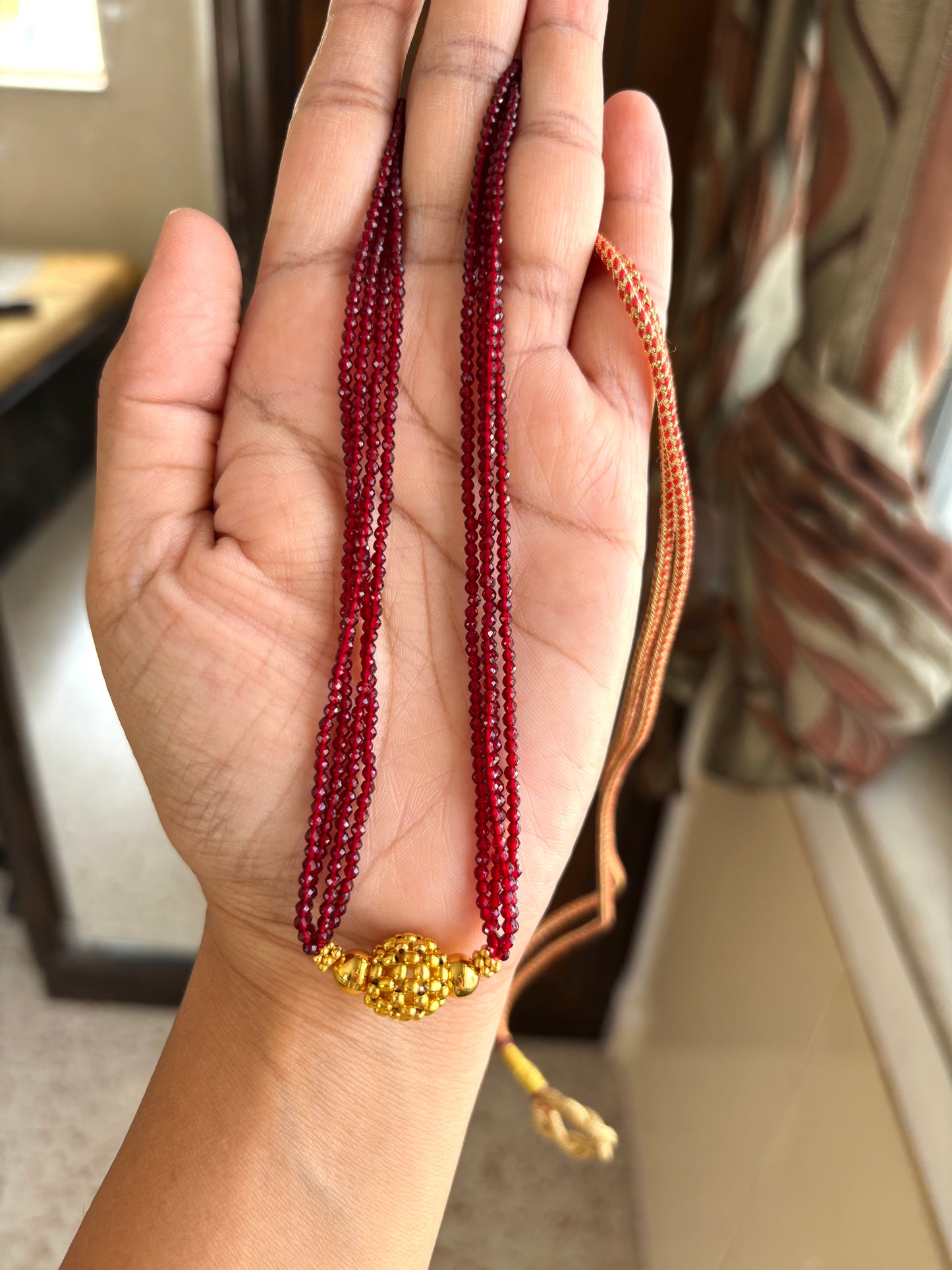 Fancy Beads Indian Necklace