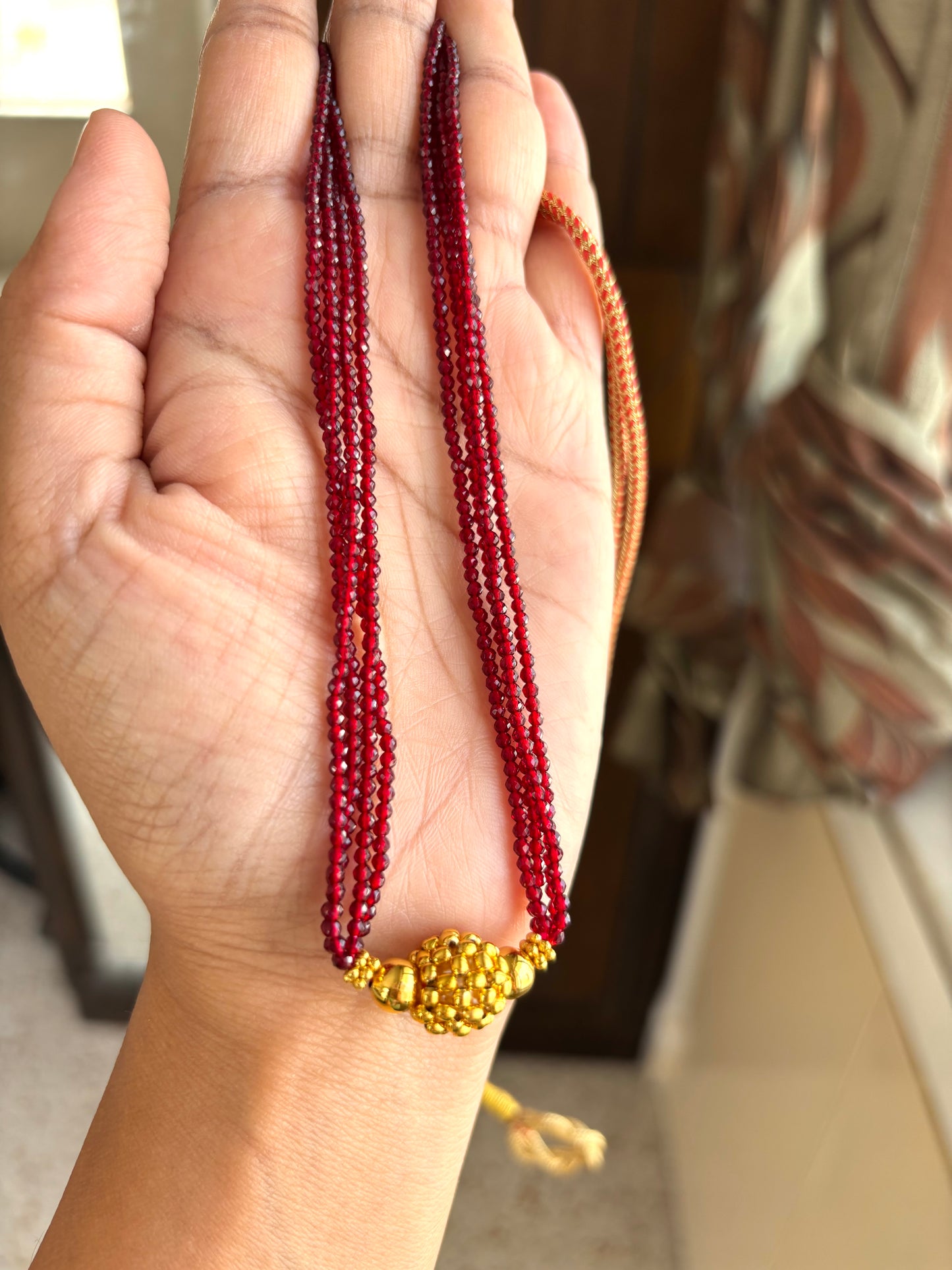 Fancy Beads Indian Necklace