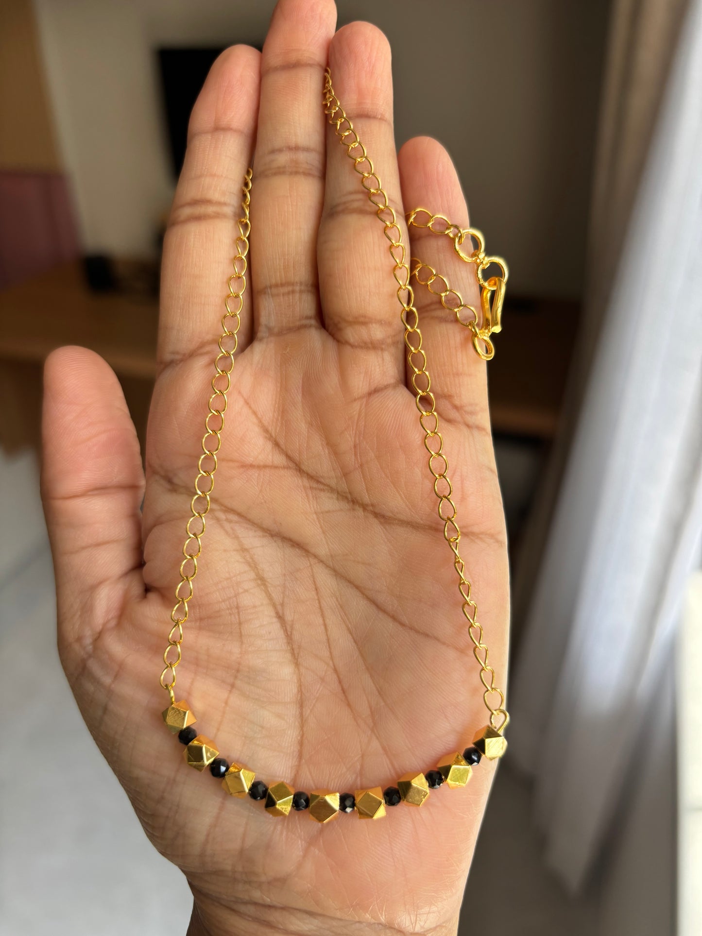 Fancy Ashtapailu Bead Necklace