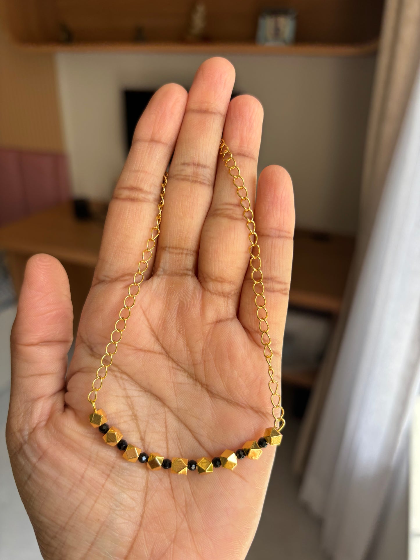 Fancy Ashtapailu Bead Necklace
