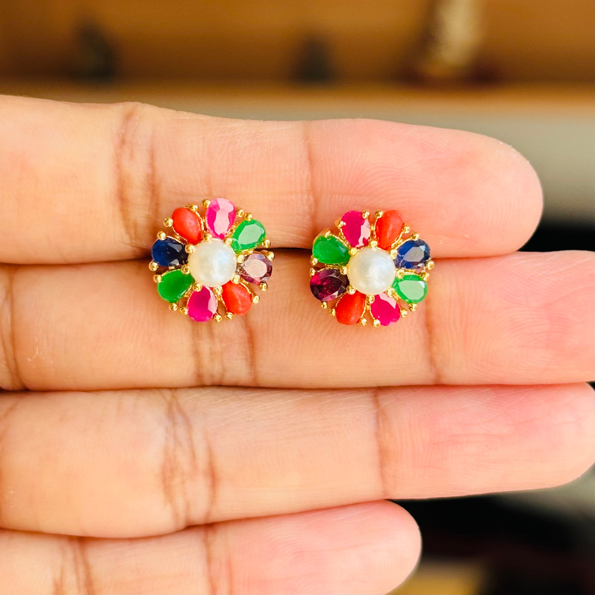 Multicolour Earring, Navghrah Earring