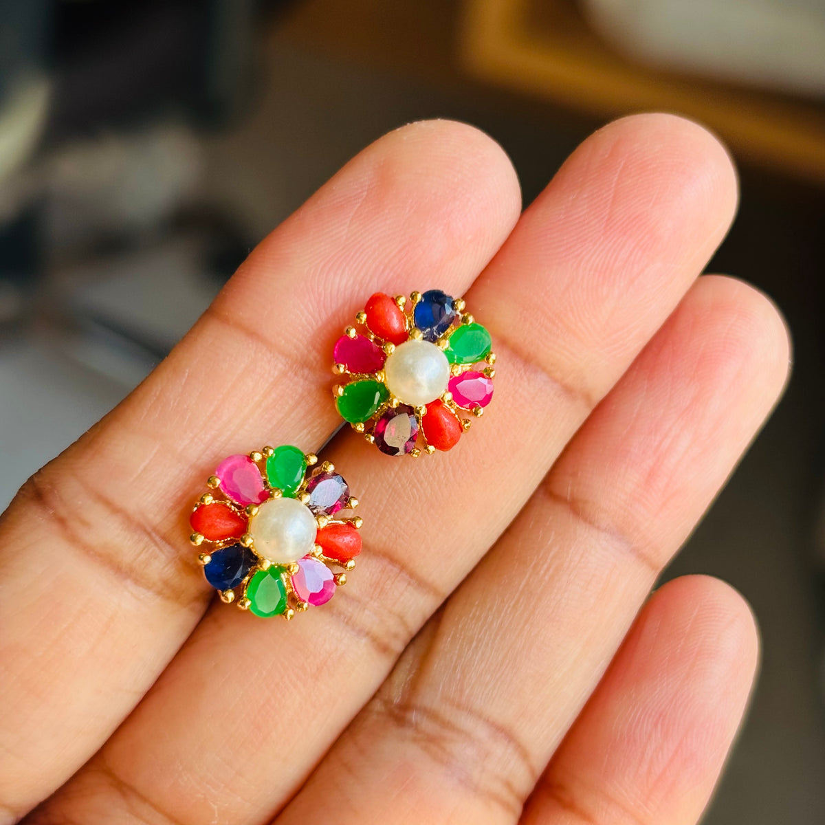 Multicolour Earring, Navghrah Earring