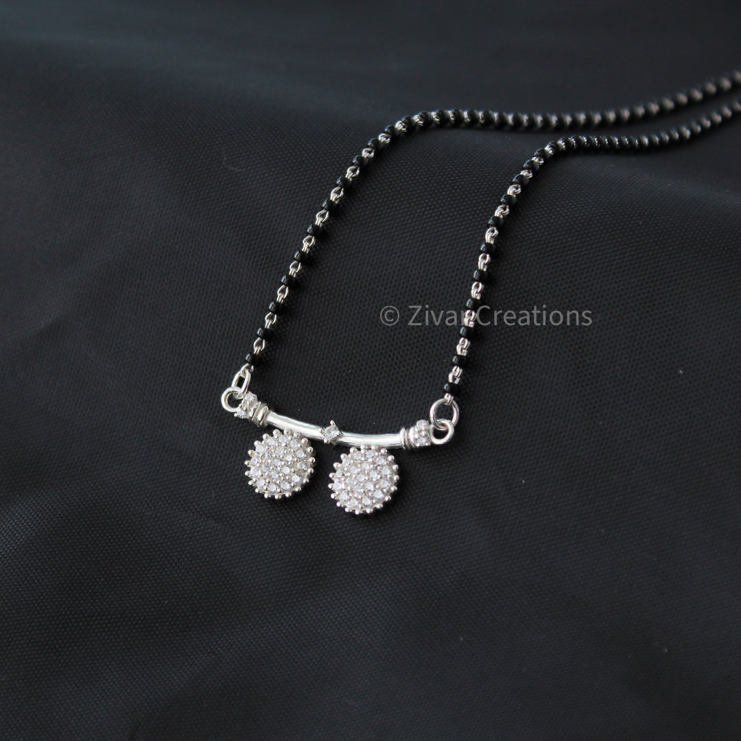 Two Vati Sterling Silver Mangalsutra