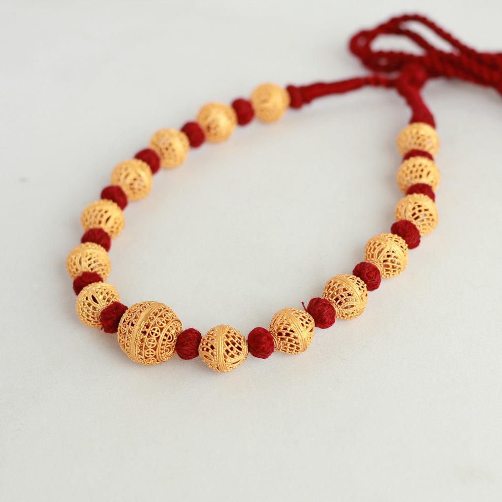 beads-handcrafted-maroon-necklace
