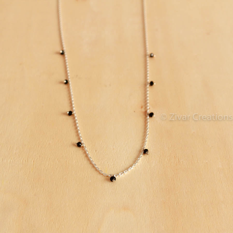 Pure Silver Chain Fancy Mangalsutra