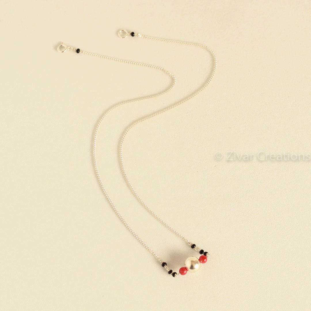 Real Coral Chain Mangalsutra