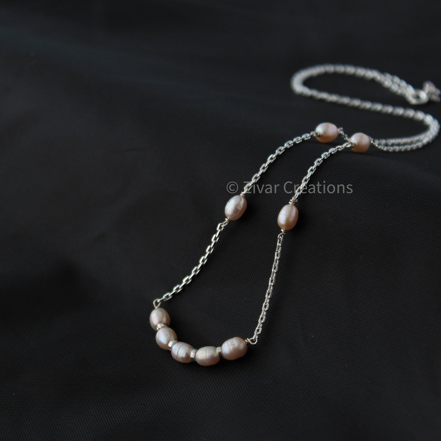 Fresh Water Pearl Sterling Silver Necklace