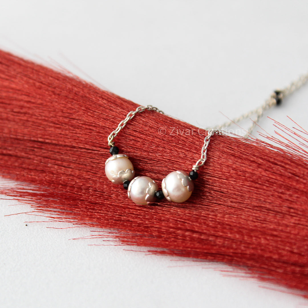 Pearl Sterling Silver Necklace