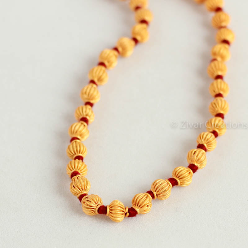 Single Line Jomale Coorg Wedding Jewelry Necklace