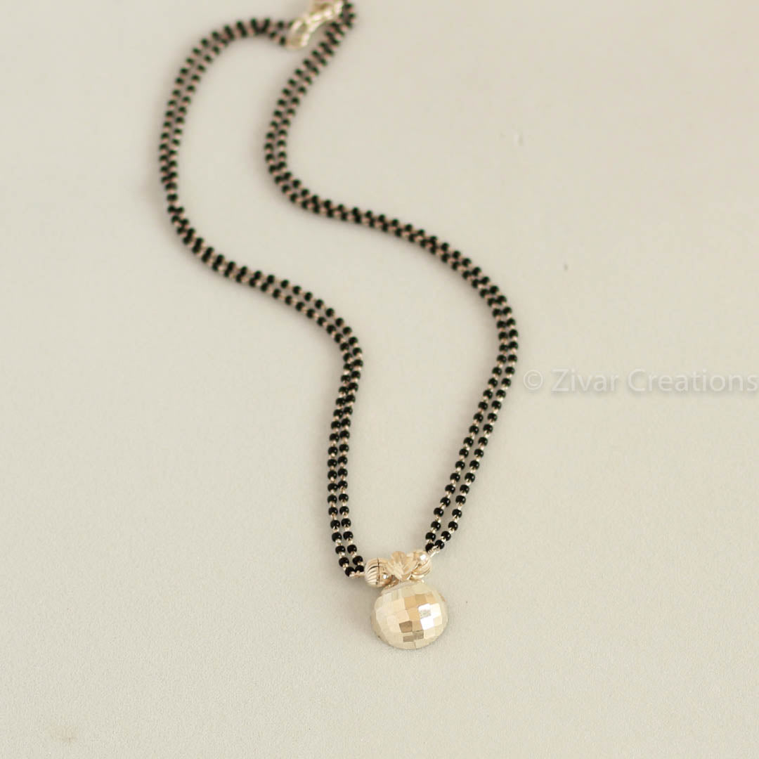 Pure Silver Two Vati Mangalsutra